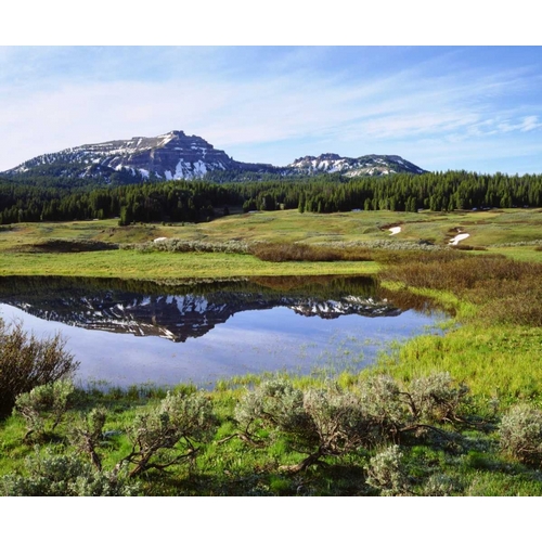 Wyoming, A tarn in the Rocky Mountains of Wyoming